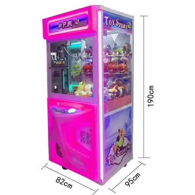 pp Tiger Claw Crane Machine Japan Coin Op Mini Claw Amusement Machine With Card Reader Toy Claw Machine For Adult