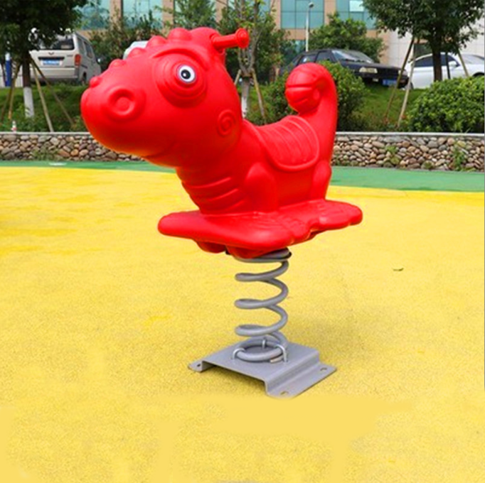 Outdoor Playground Equipment Outdoor Plastic Kids Spring Rocking Horse for kids