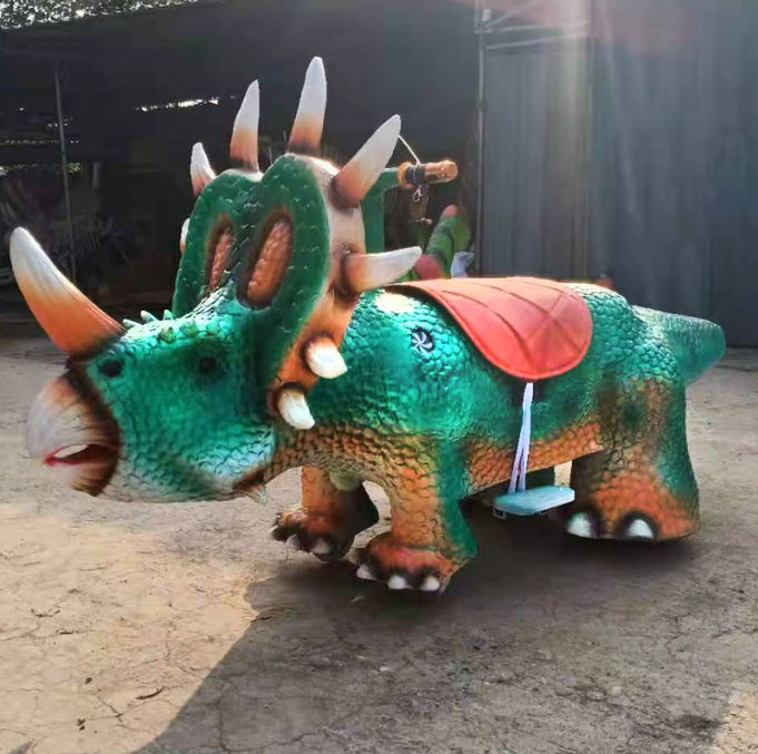 2024  factory custom  animal ride kids carousel Kids Amusement Animatronic Dragon Rides For Sale