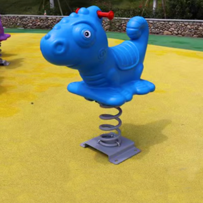 Outdoor Playground Equipment Outdoor Plastic Kids Spring Rocking Horse for kids