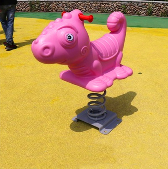 Outdoor Playground Equipment Outdoor Plastic Kids Spring Rocking Horse for kids