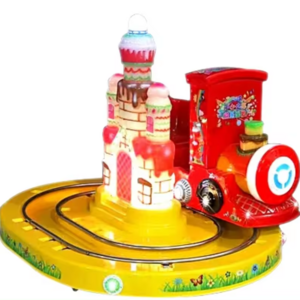 Most Popular Coin Operated Car Swing Game Machines Kids Swing Kids Rides Round Mini Castle Train Kiddie Ride