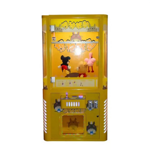 Direct Sales  Scissors Plush Toys Coin Operated Game Drop The Prize Barber Cut Arcade Vending Machine