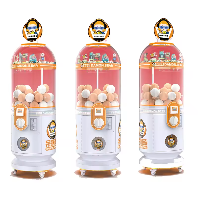 Coin Operated Capsule Toys Mall Super Balloon Twist Egg Prize Game Consoles Gacha Vending Machine Gashapon Machine