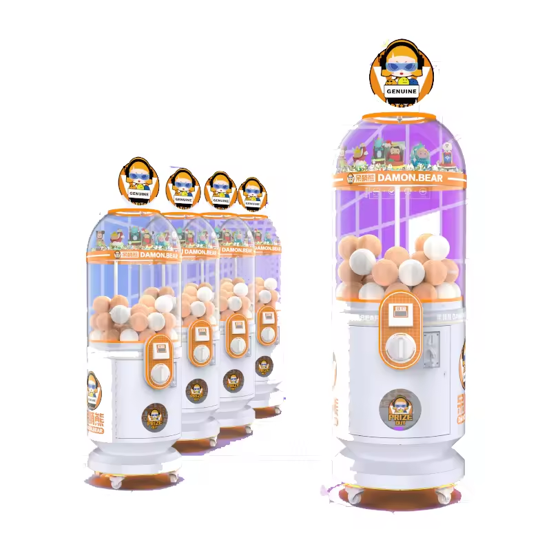 Coin Operated Capsule Toys Mall Super Balloon Twist Egg Prize Game Consoles Gacha Vending Machine Gashapon Machine