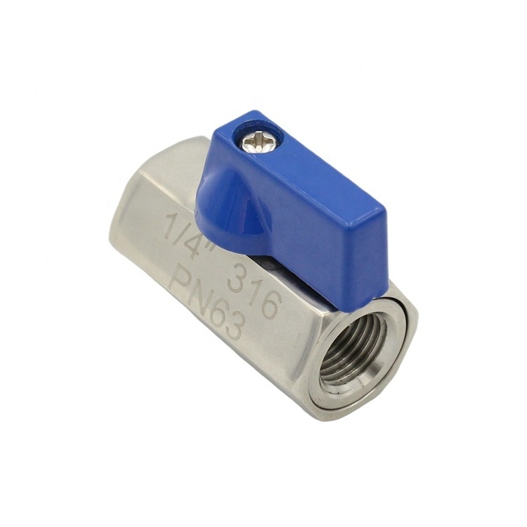 new product stainless steel 304 316 mini ball valve mini valve for plumbing pipe