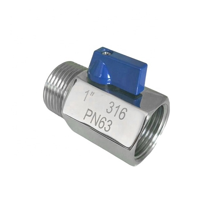 new product stainless steel 304 316 mini ball valve mini valve for plumbing pipe