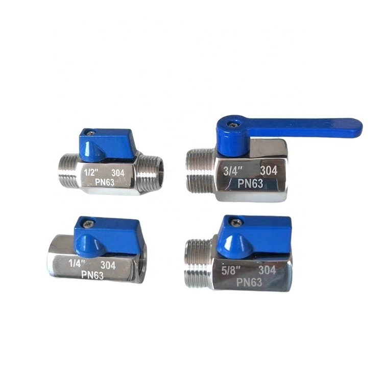 new product stainless steel 304 316 mini ball valve mini valve for plumbing pipe