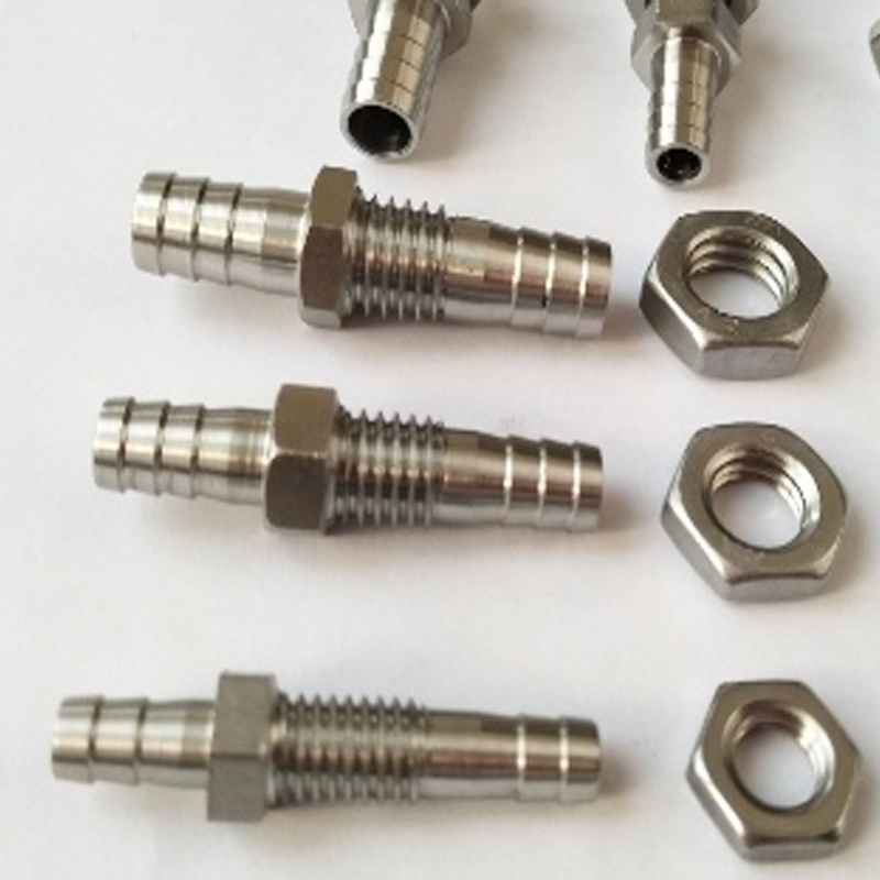 Manufacturer Pipe ID 6 8 10 12 14 16mm Hose Barb Bulkhead Brass Barbed Tube Pipe Fitting Coupler Connector Adapter