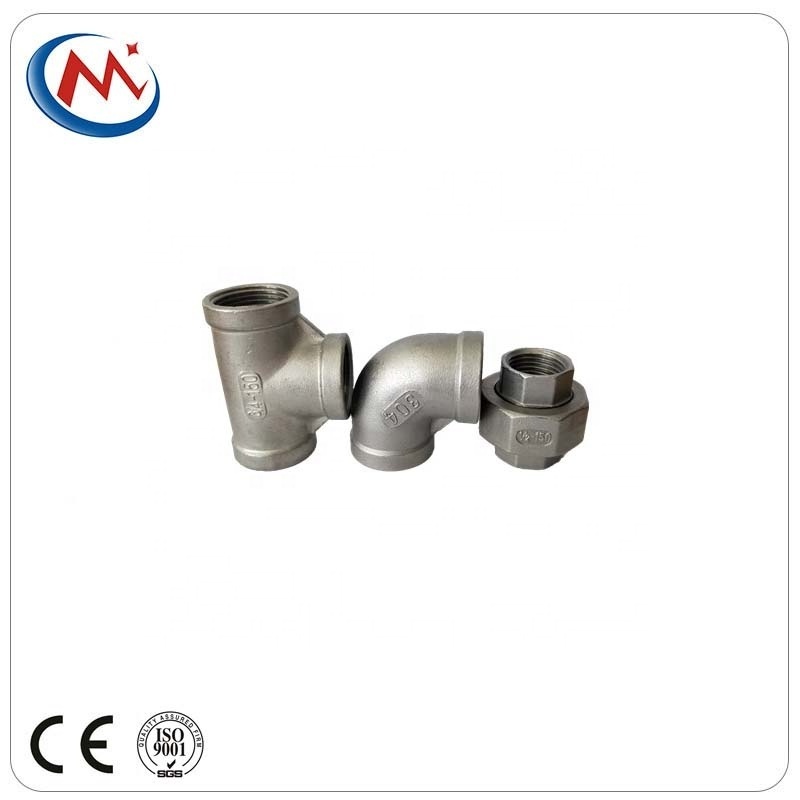 Casting Class150 plumbing fitting Stainless Steel 304 316 NPT BSP male and female Threaded plumbing Pipe Fittings