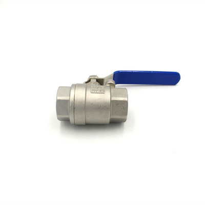 Stainless steel 201/304/316 2pc ball valve bsp npt thread valve