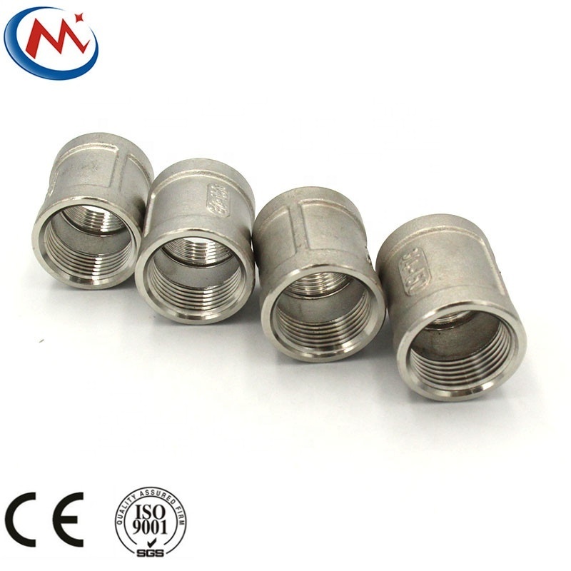 Hydraulic Stainless Steel Union NPT Threaded nipple aisi304 ASTM Pipe Fittings stainless