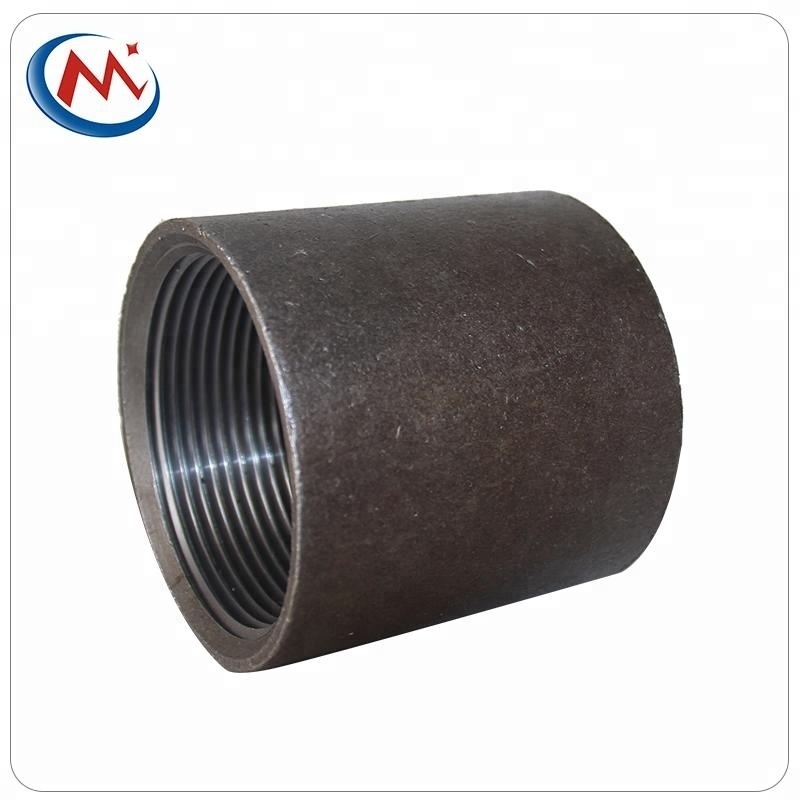 Black merchant coupling banded /black carbon steel pipe nipple Weld Merchant Socket Coupling