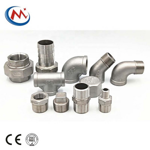 Casting Class150 plumbing fitting Stainless Steel 304 316 NPT BSP male and female Threaded plumbing Pipe Fittings