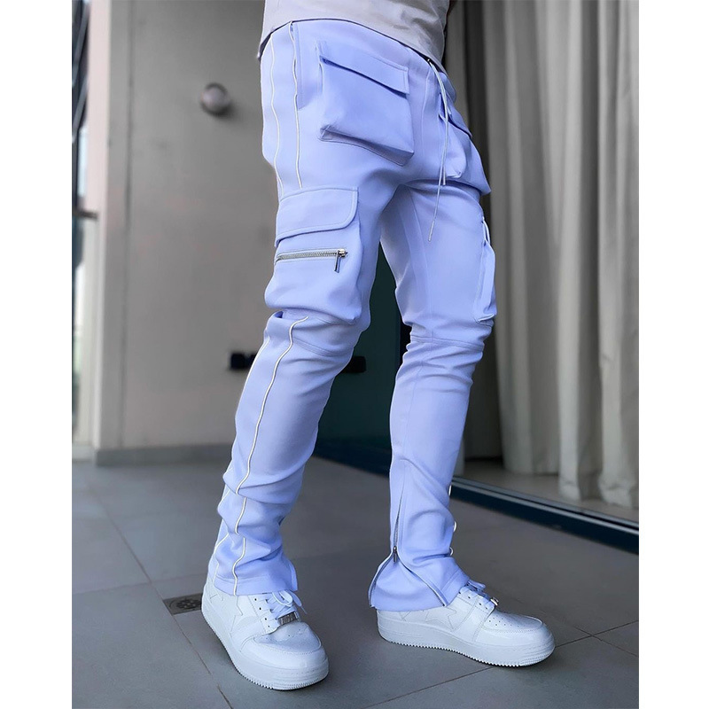 High Quality Khaki Casual Pants Men Tactical Joggers Camouflage Cargo Pants Fashions Black Trousers