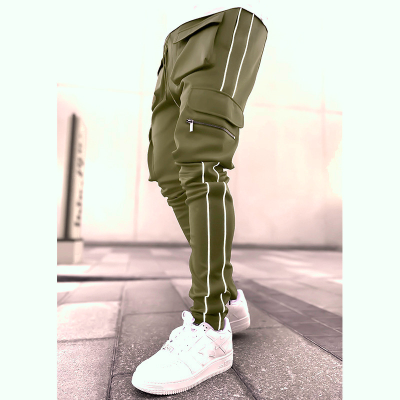 High Quality Khaki Casual Pants Men Tactical Joggers Camouflage Cargo Pants Fashions Black Trousers