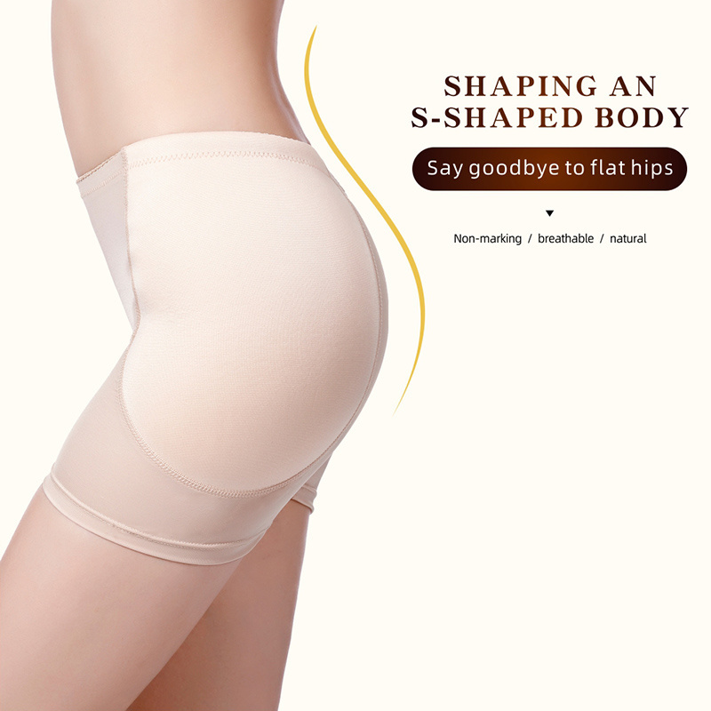 Butt Lifter Pants Women Fake Buttocks Plump Hips Large Size Body Shaping Panties Lace Fake Ass with Pad Boxer Shapewear Shorts