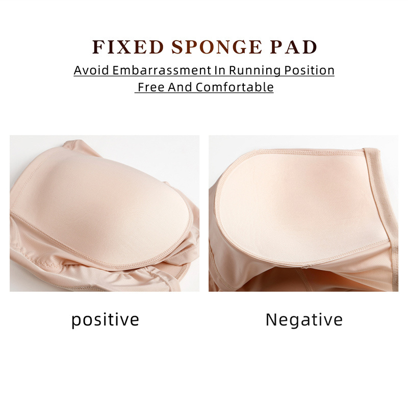 Butt Lifter Pants Women Fake Buttocks Plump Hips Large Size Body Shaping Panties Lace Fake Ass with Pad Boxer Shapewear Shorts