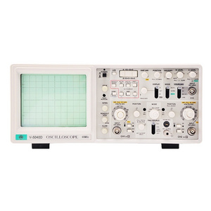 3 Channel 6 Tracing Dual Channel Dual Trace 40MHz Oscilloscope V-5040D With High Stability Educational Instrument