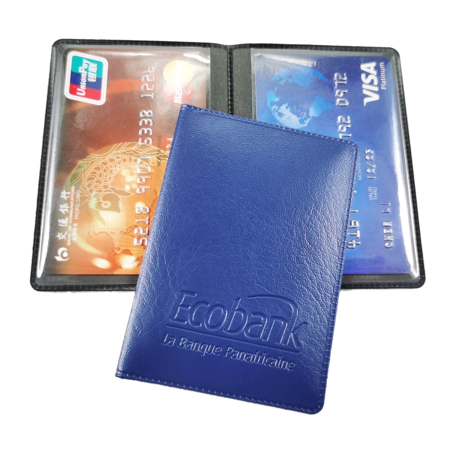 Customized PVC Leather Credit Card Sleeve, Credit Card Wallet, Cards Protector