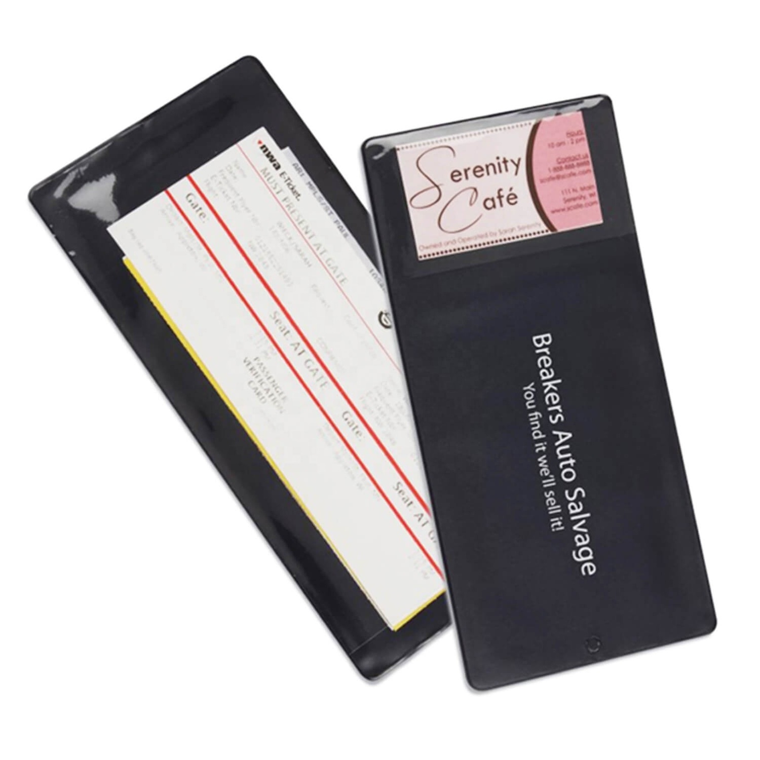 Custom Print Vinyl Policy Holder, PVC Policy Sleeve Pouch, Soft Plastic Insurance Card Holder