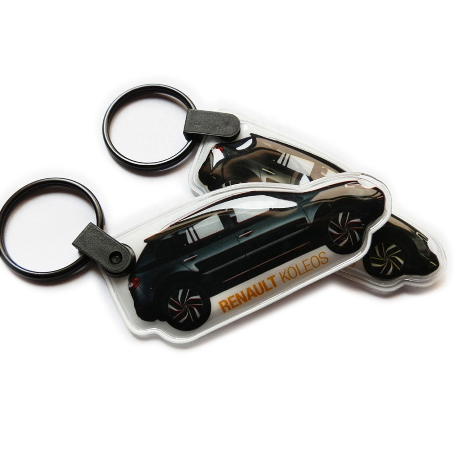 Customized Shape Keyring Flashlight, Flashlight Key Chain, Full Color Printing