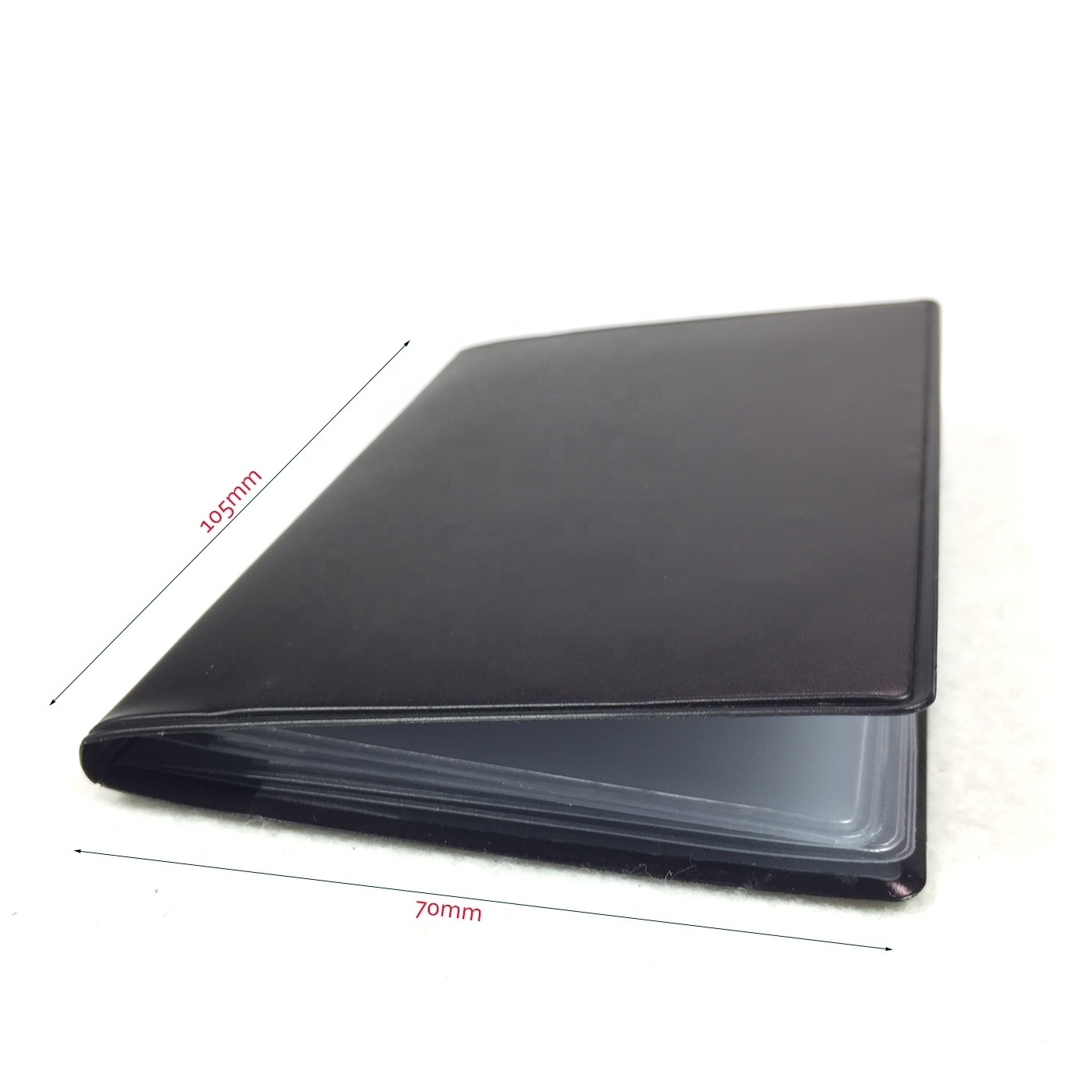 Customized Premium PVC Vinyl Pocket Business Card Holder, Credit Card Holder RFID Blocking