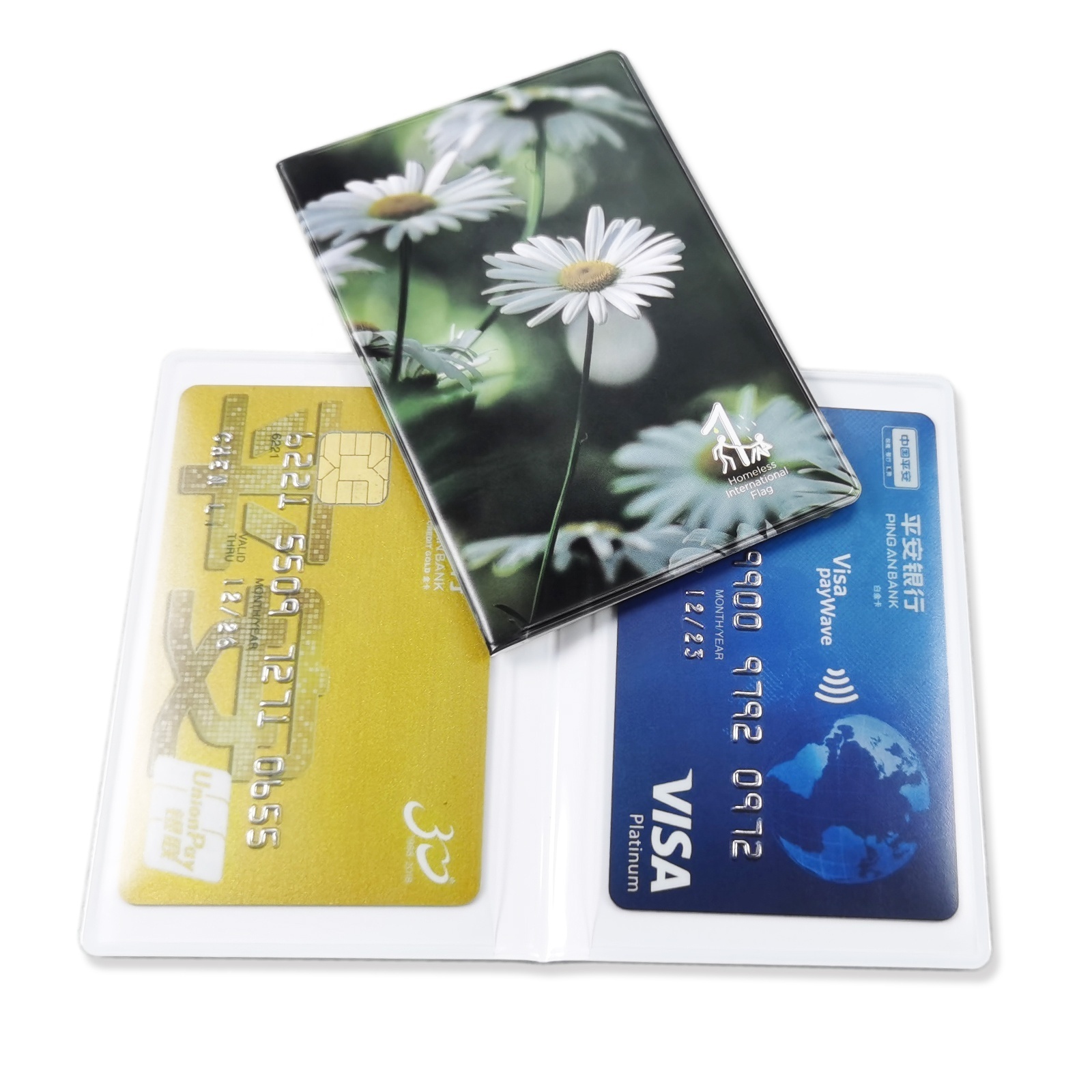 Customized Plastic Mediocre Card Holder Transparent PVC Soft Waterproof Card Sleeves for New Medicare Card