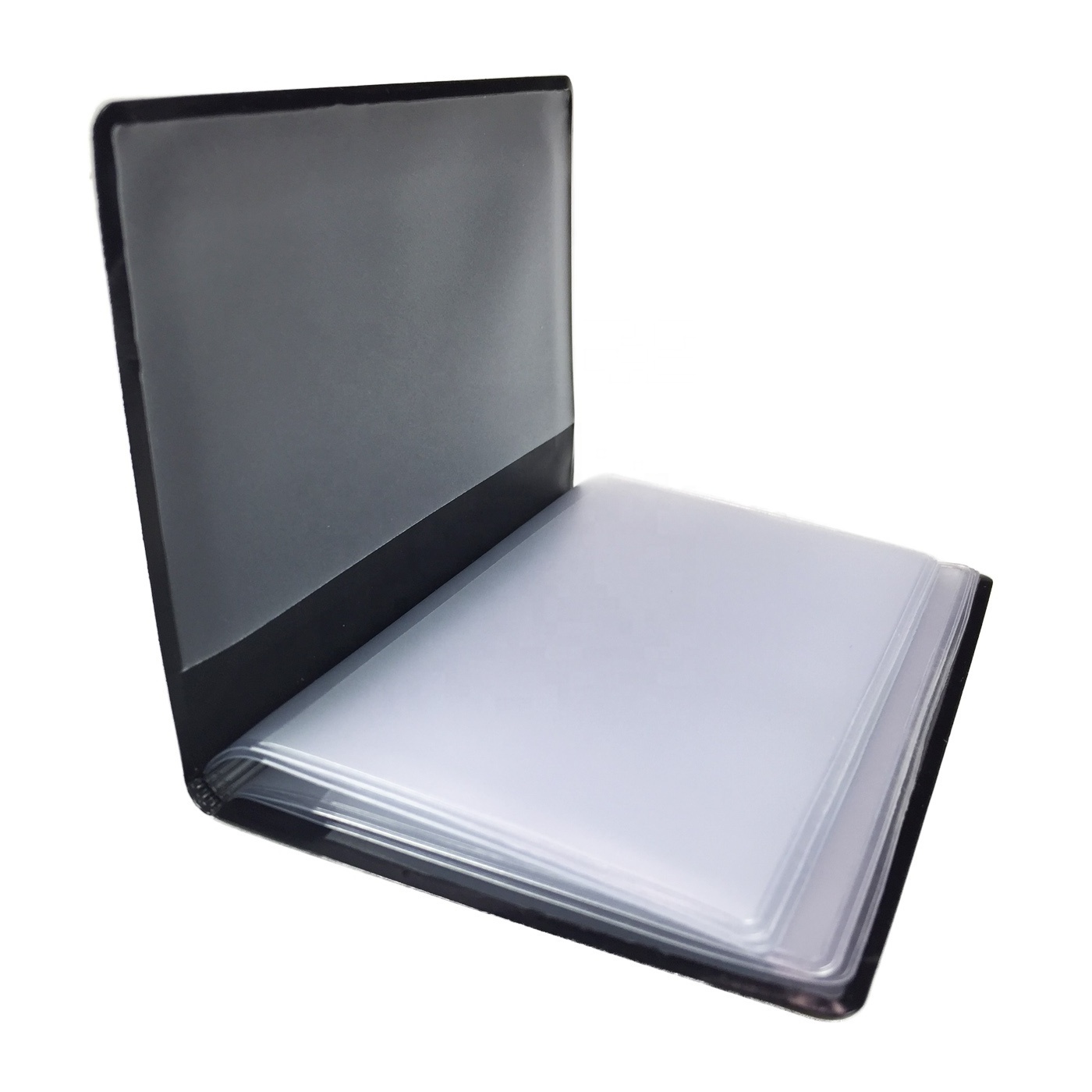 Customized Premium PVC Vinyl Pocket Business Card Holder, Credit Card Holder RFID Blocking