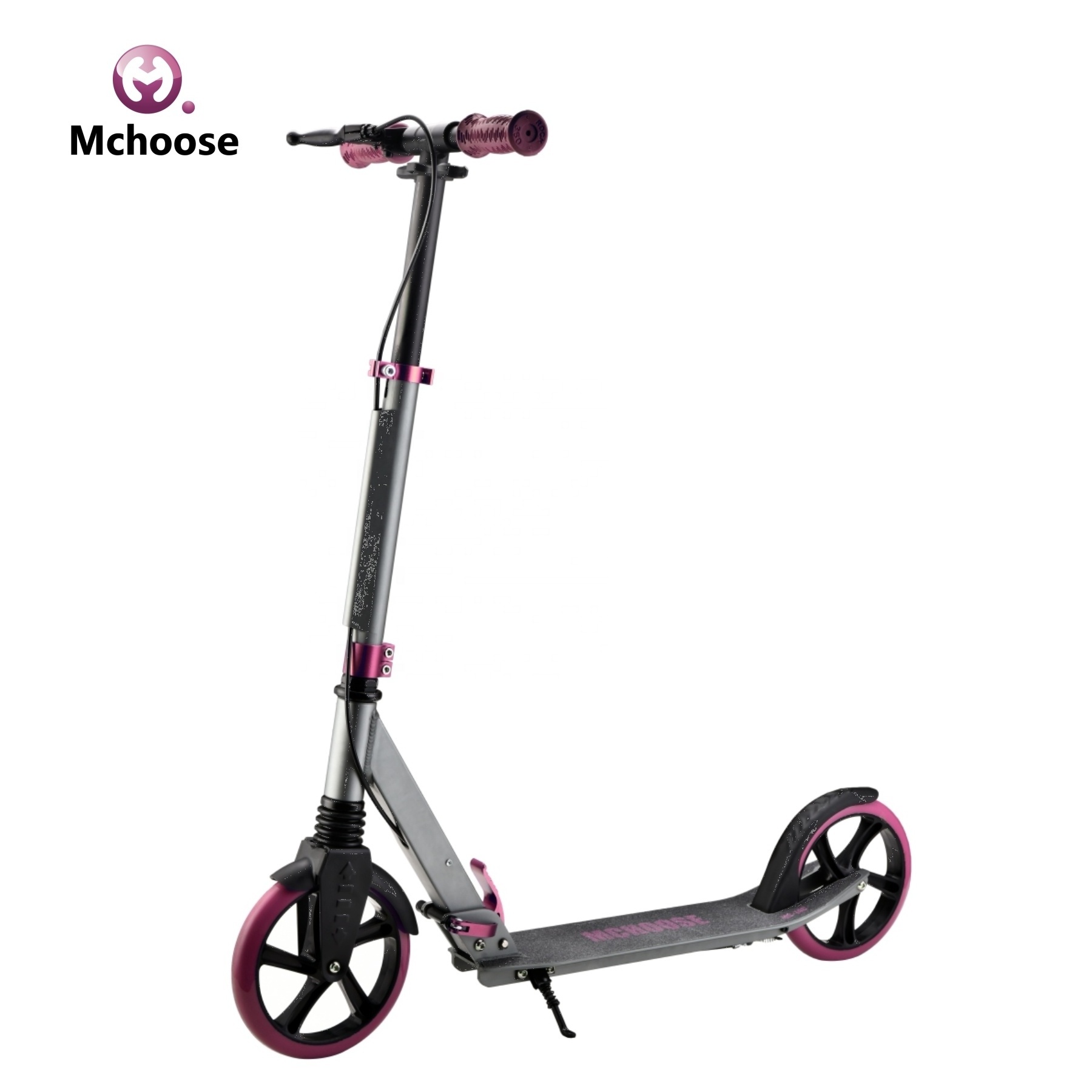 Wholesale Push Kick Non Electric Foot Scooters 200mm Adult Kick Scooter Big Wheels