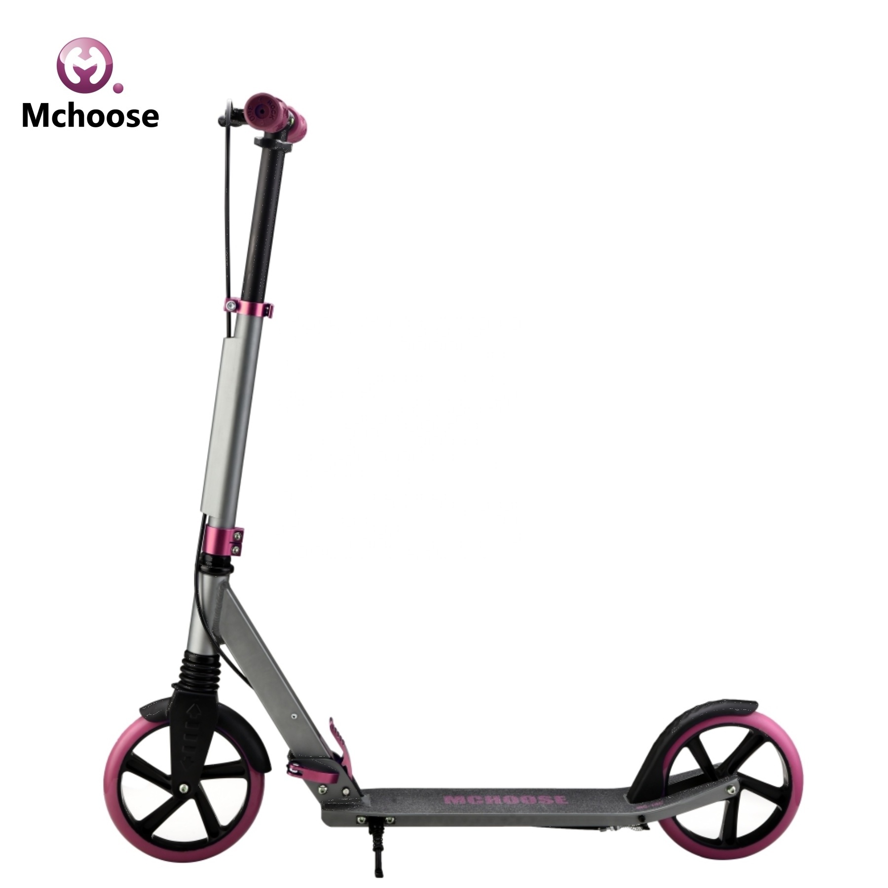 Wholesale Push Kick Non Electric Foot Scooters 200mm Adult Kick Scooter Big Wheels