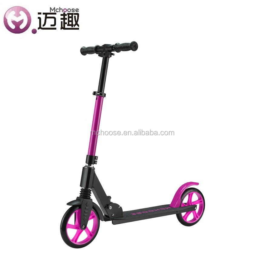 100% Aluminum Frame Safety Manual Kick Wheel Scooter For Sale