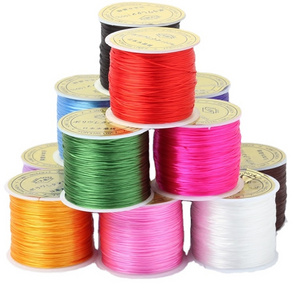 60M/Roll Strong Elastic Crystal Beading Cord 0.6mm Stretch Thread String Bracelet Wires For Jewelry Making Cords Line