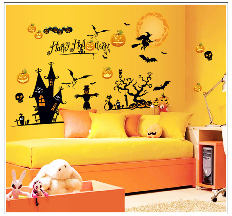 YIYAO 3D DIY custom Decoration Wall Stickers Bat for Home, Party, Halloween, Christmas