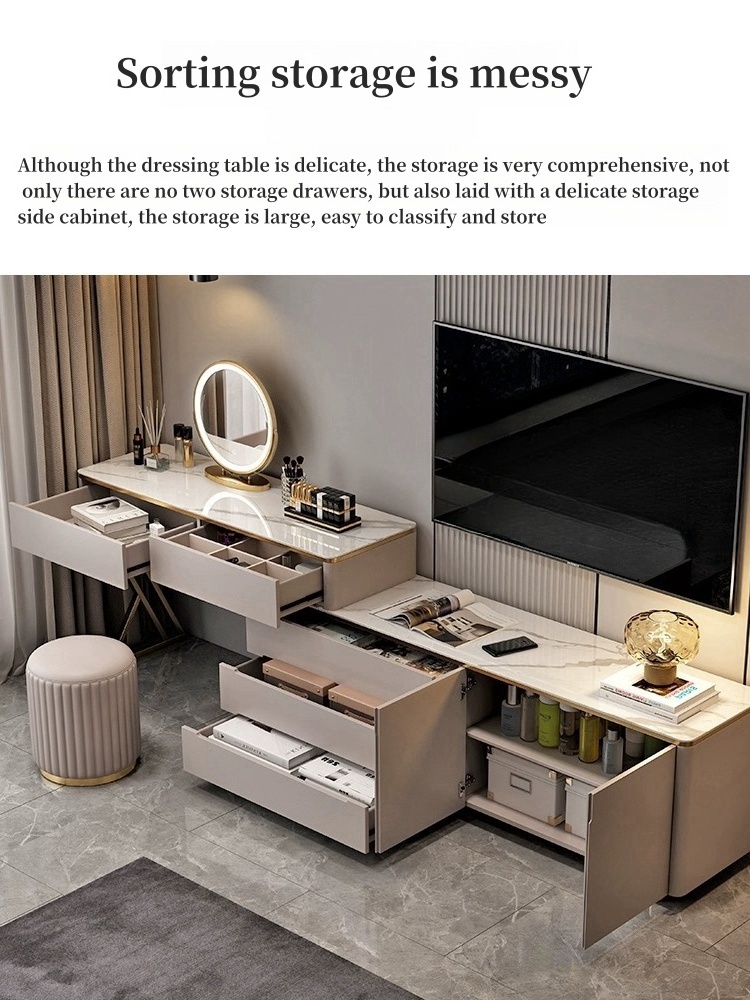 Factory Sales Cheap Modern Storage Console Concise New Style Wooden Cabinets Dressing Table For Home