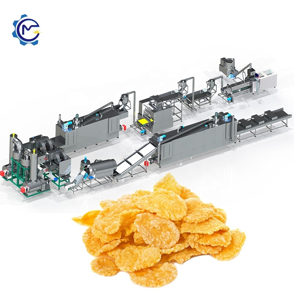 Corn Flakes Breakfast Cereals Processing Production Line Making Machine