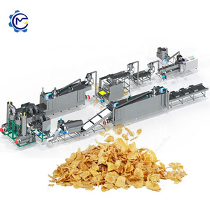 Automatic cheerios snacks roasted cereals food making machines baked cereals process machinery frosted toasted corn flakes