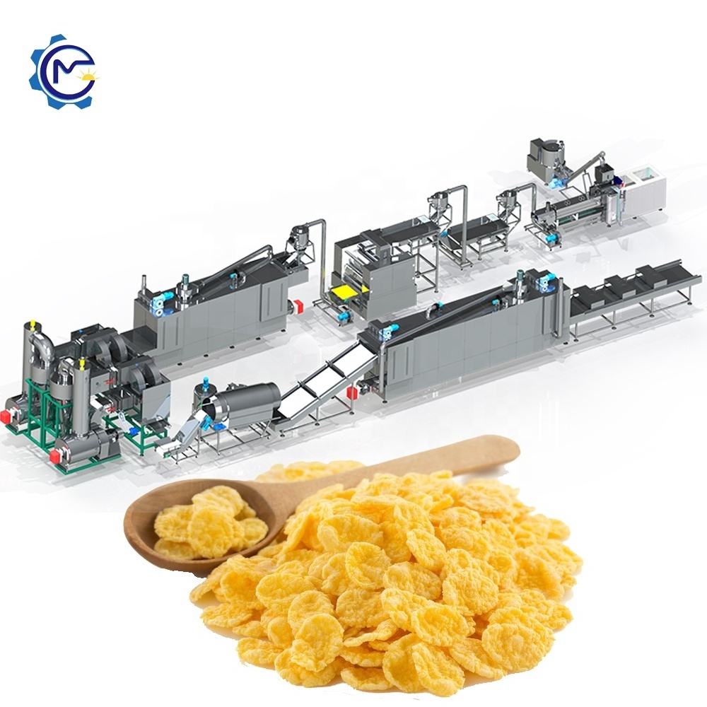 Corn Flakes Breakfast Cereals Processing Production Line Making Machine