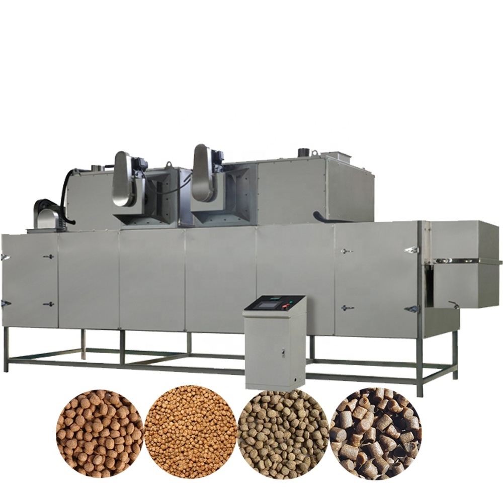 floating fish flake food roller dryer machine