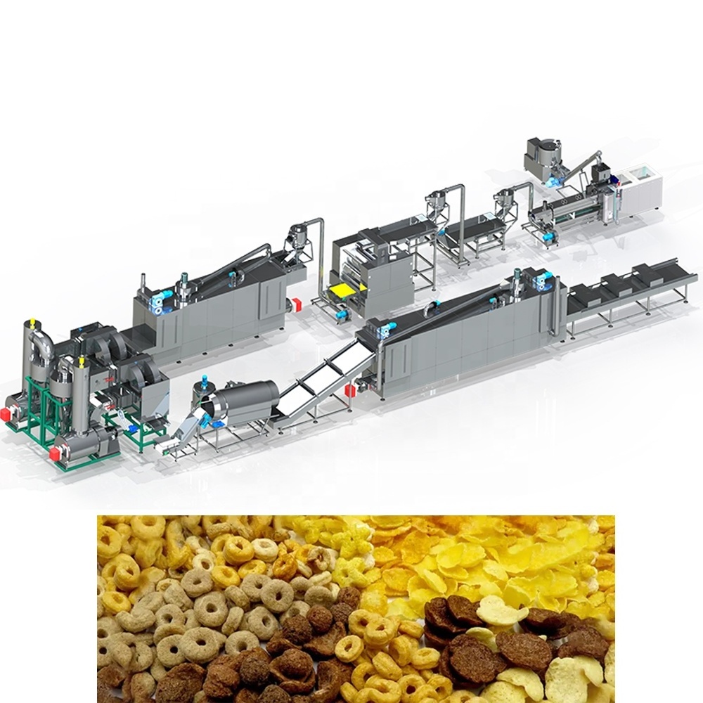 Corn Flakes Making Machine Customization Corn Flake Extrusion Machine