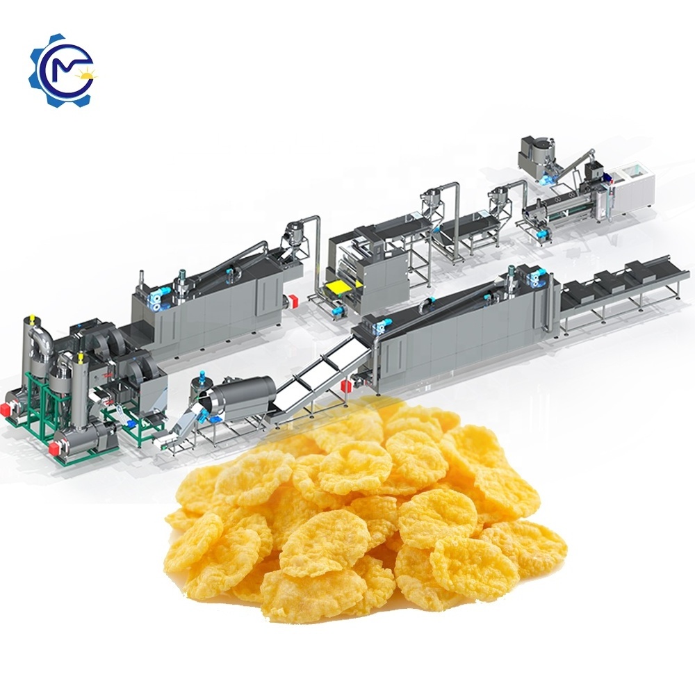 Corn Flakes Breakfast Cereals Processing Production Line Making Machine