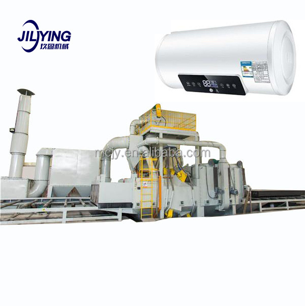 J&Y Security 1000Mm Longitudinal Seam Welder Hydraulic Press 10000 Ton Solar Water Heater Production Line