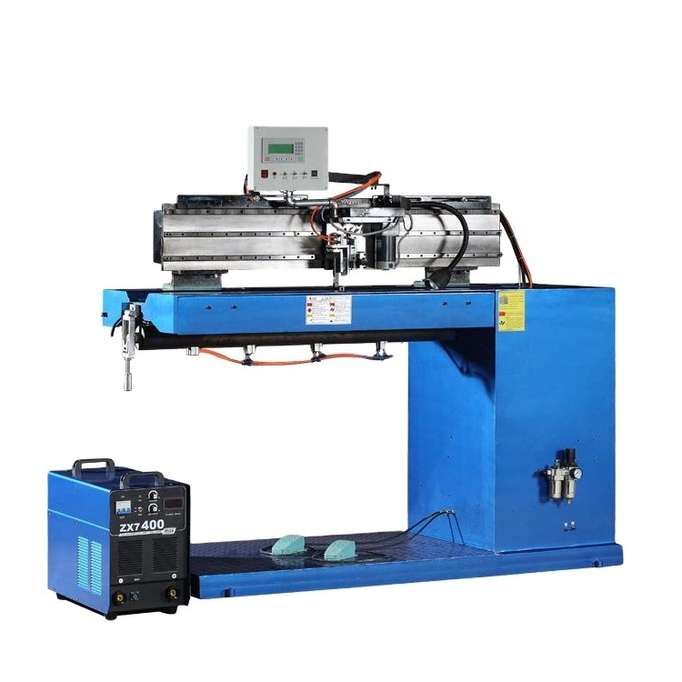 Longitudinal welding machine automatic longitudinal straight seam welding equipment