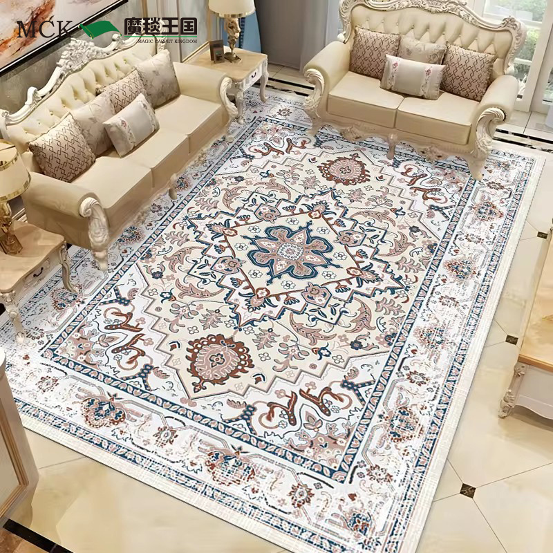 Magic Carpet Kingdom Factory Folding Rubber Back Non-Slip Washable Printed Custom Prayer Bathroom Rug Carpets Turkish Area Rugs