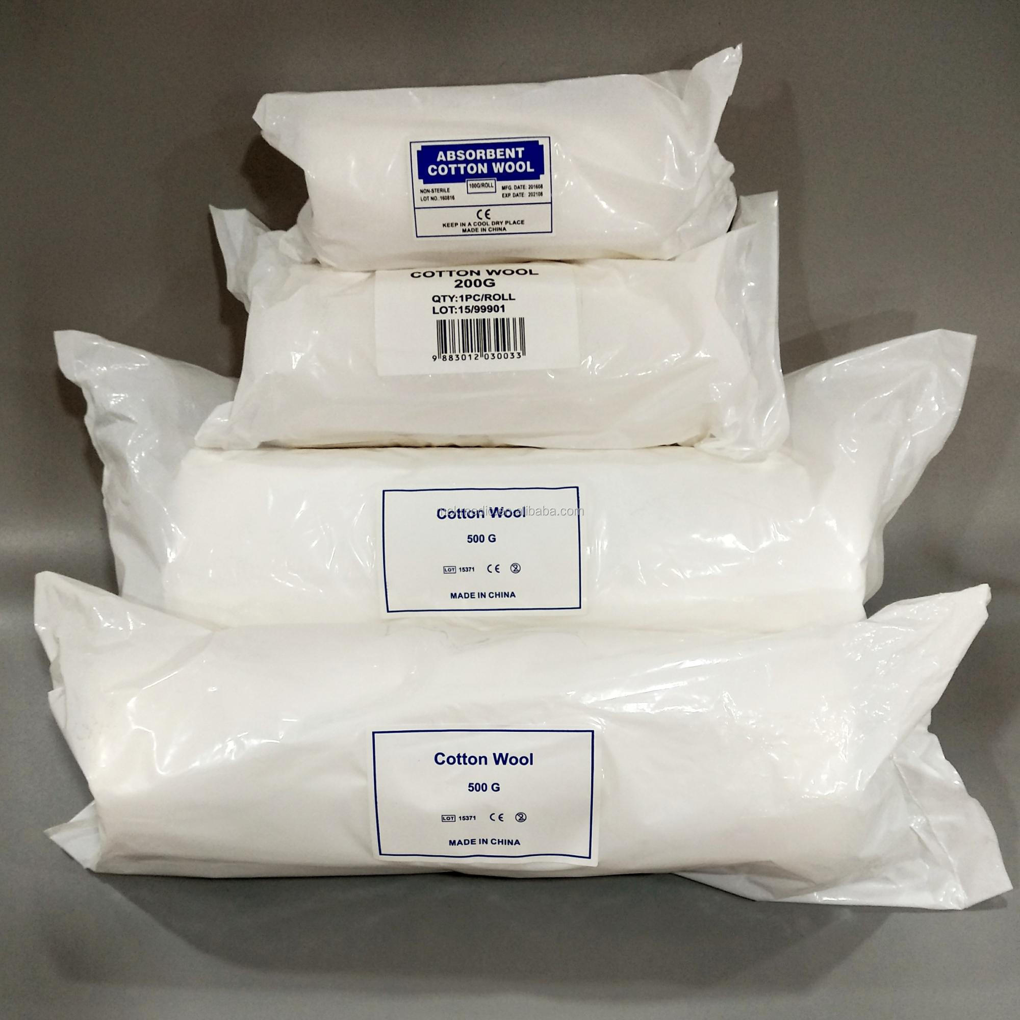 surgical medical Absorbent 100% Cotton wool