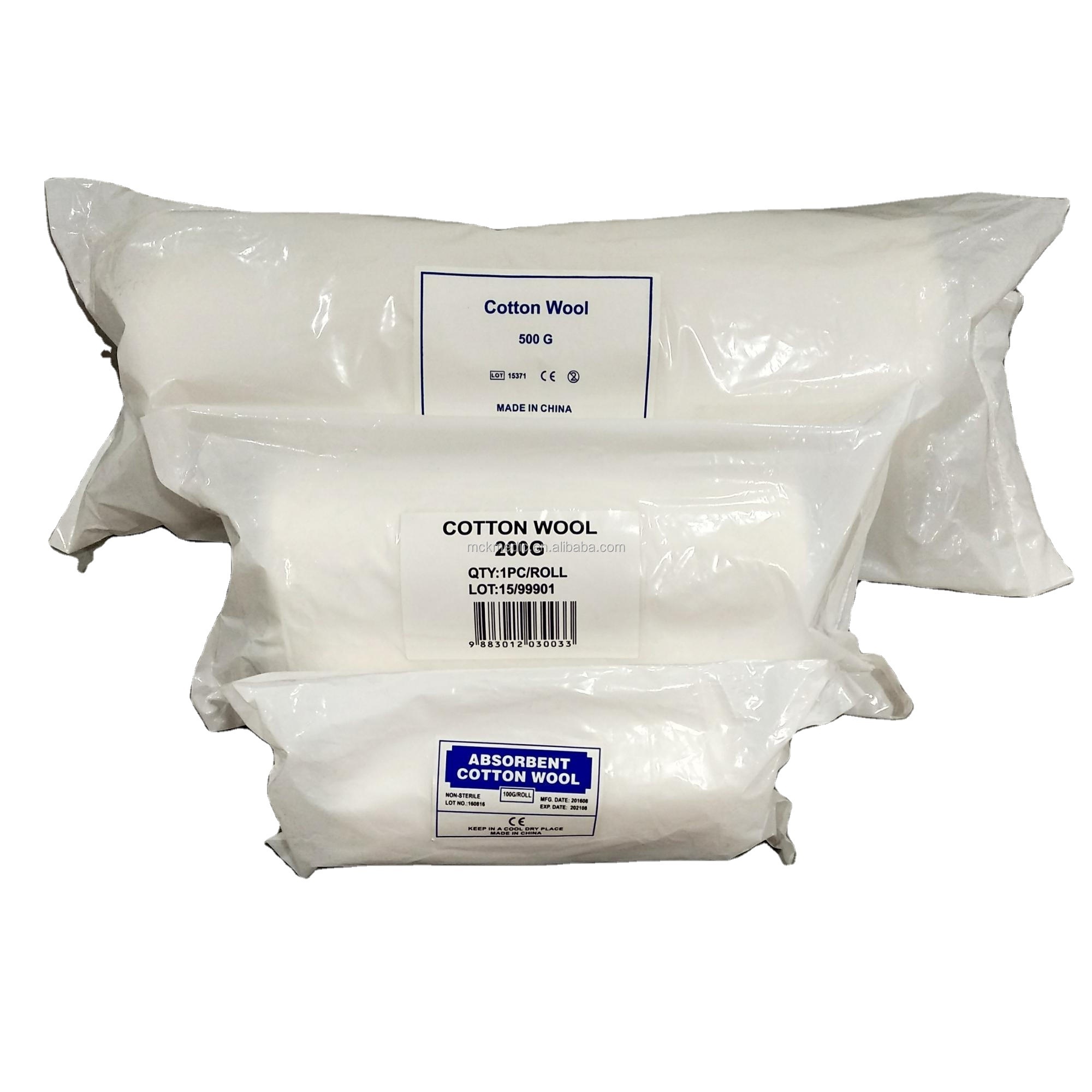 Absorbent cotton wool roll 500g