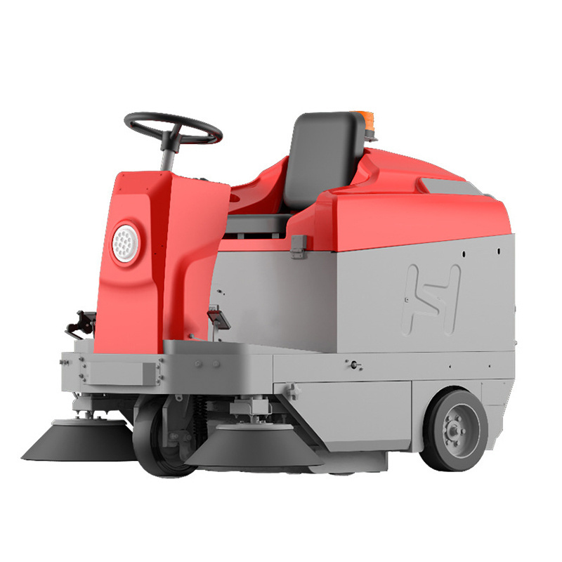 PB135 Automatic Mini Floor Street Cordless Riding Wet Sweeper For Road Street Park Garden