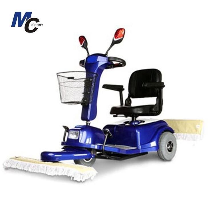 CT3900 Three Wheels Electric Mobility Cleaning Mop Driving Dust Cart Floor Cleaning Machine