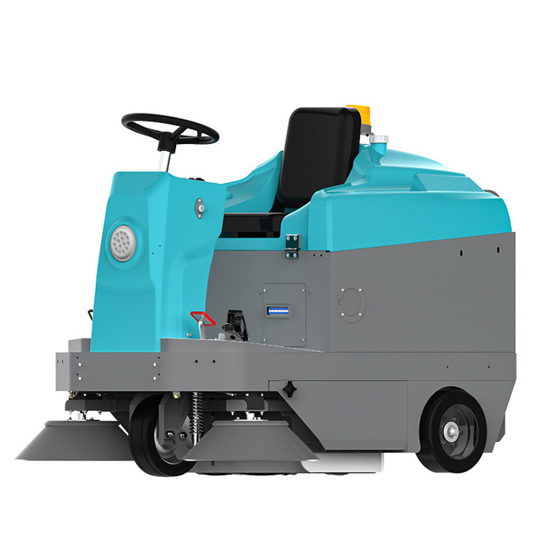 PB135 Automatic Mini Floor Street Cordless Riding Wet Sweeper For Road Street Park Garden