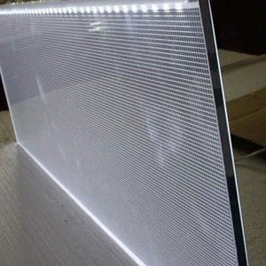 Customized size Clear Laser Dotted High Uniformity LGP sheet acrylic Light Guide Panel